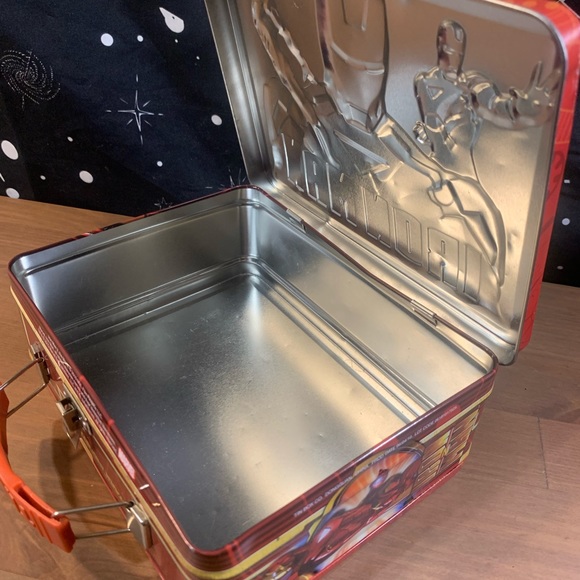 Iron Man 2 the Movie Tin Box Co 2010 Mini Collectible Lunchbox Marvel - Picture 5 of 16